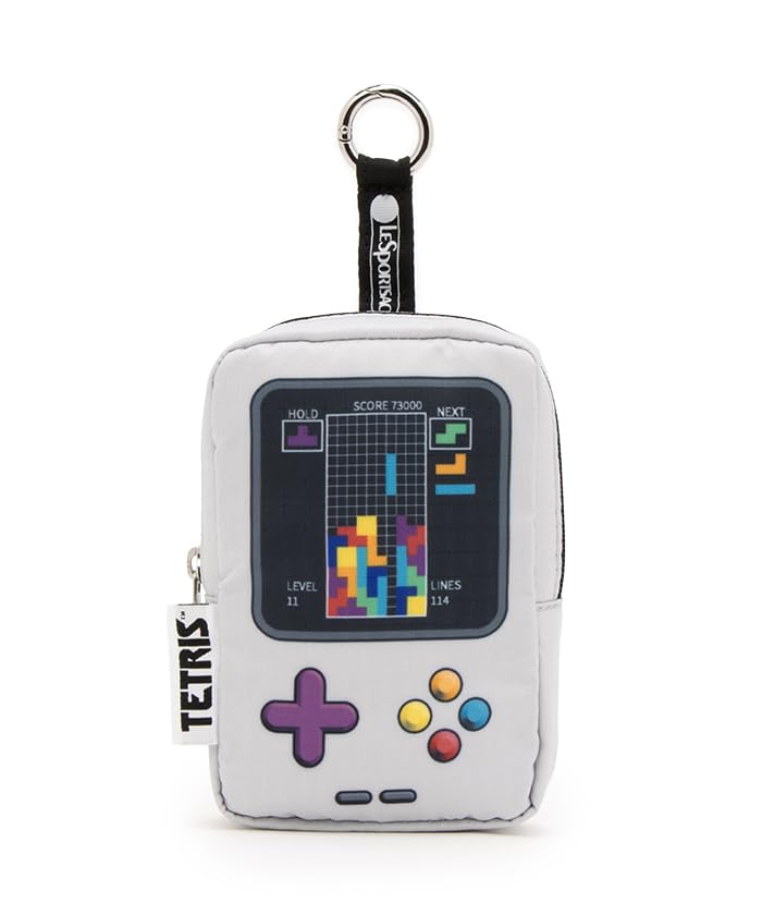 LeSportsac Official Pouch TETRIS KEY RING 2201 Tetris Charm